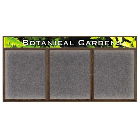United Visual Products Open Faced Traditional Corkboard, 48x36" UV642A-BLACK-BLSPRU